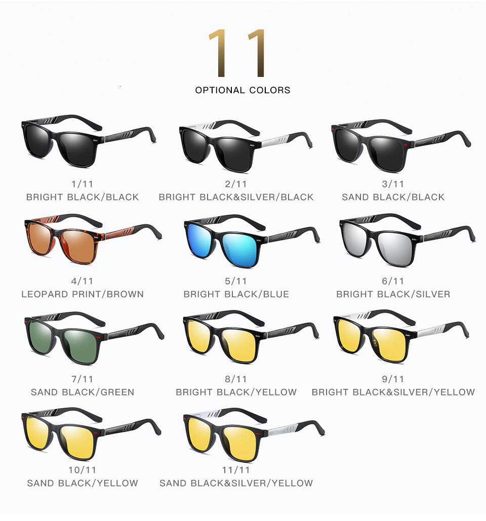 TR New Polarized Driving Glasses Night Vision Color Changing Fashion designer sunglasses for women