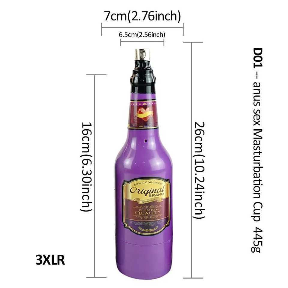 FREDORCH 3XLR Sex Machine Masturbation Cup Attachments vagina anal oral sex cup Accessories Vibration Sex Toys for Men W250218