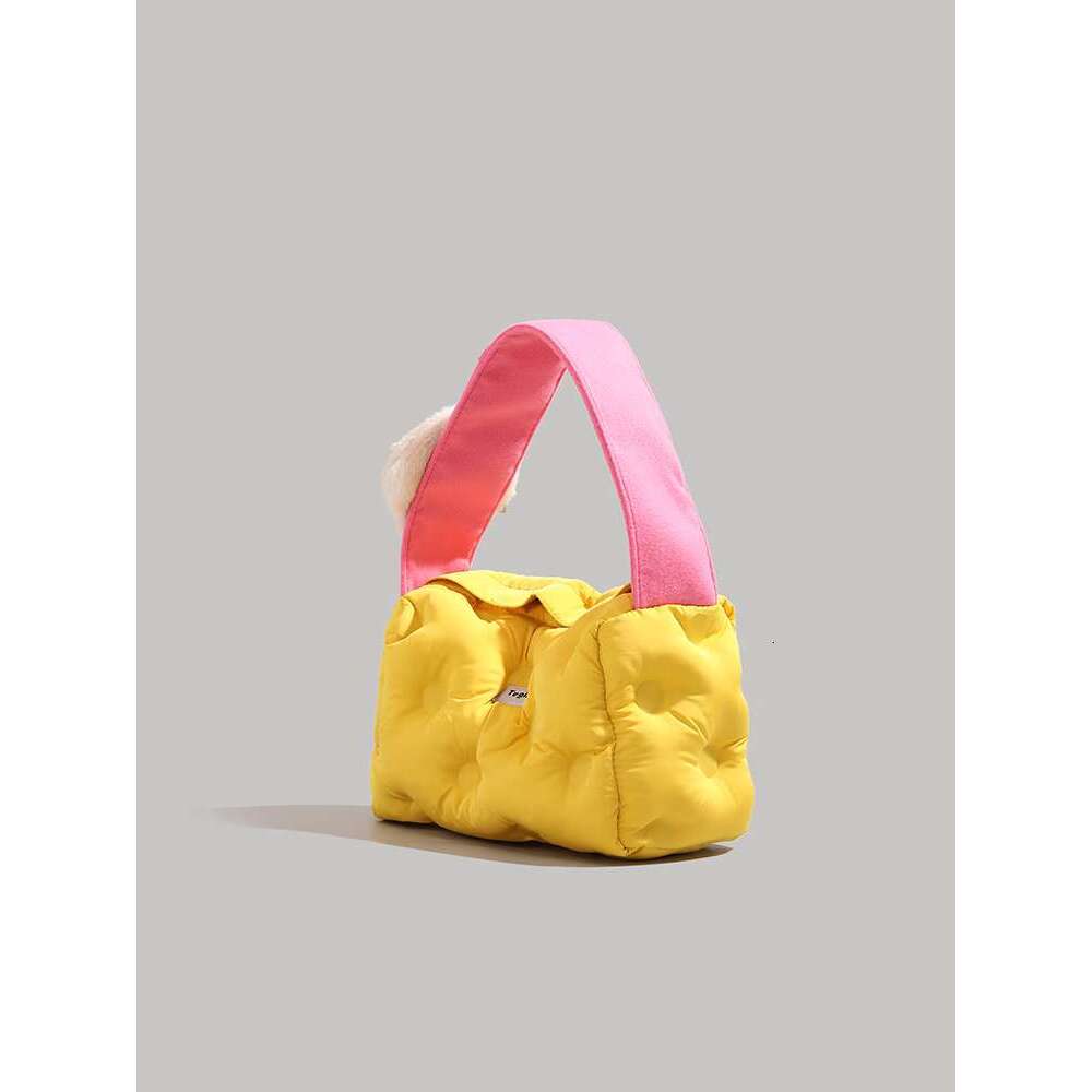 UR niche cute style cheese cube camera pillow bag Women's handbag new luxury designer brand handbag chic