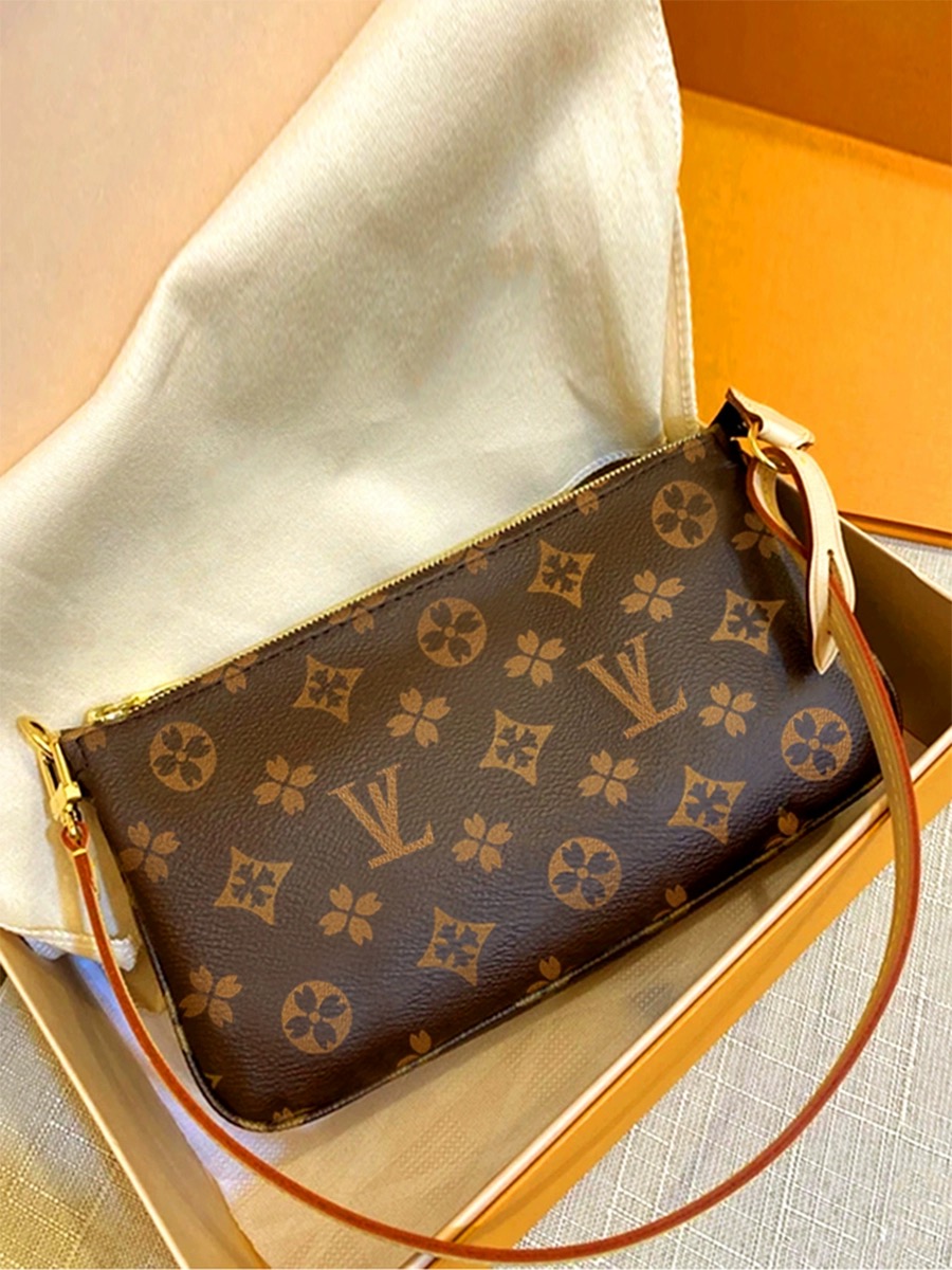 Luxury Designers Wallet Duffel Bags Womens Handbags Purses Fashion Flower Ladies Composite Totes Bag Leather Shoulderbags Female Clutch Purse With Box AAAAA
