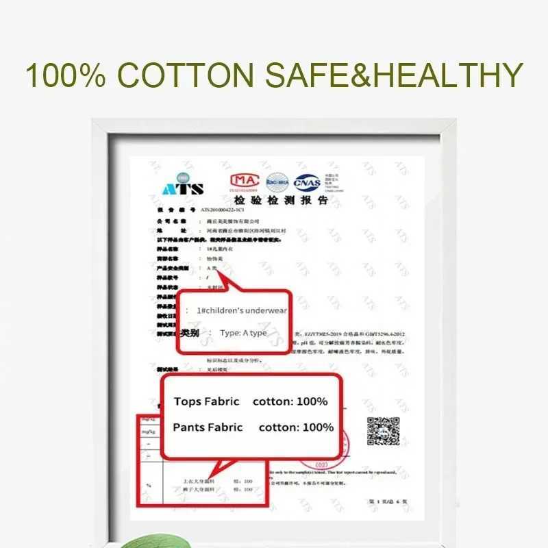 Cotton Kids Clothes Three Quart Sleeve Home Sleepwear Childrens Clothing Boy Girl Autumn Winter Tops Pants Suits Children Sets W250218