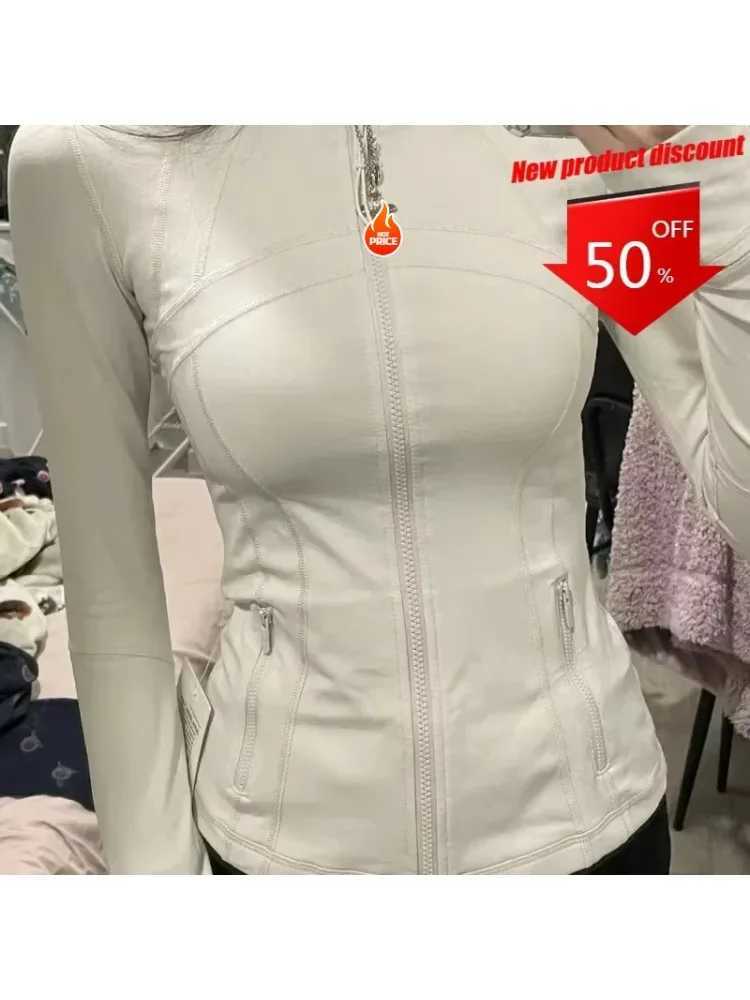 Active Shirts Tees Y2K striped solid color clothes for women autumn slim zipper sports running strt fashion retro tops 2024 hot sale H25218 MMW5