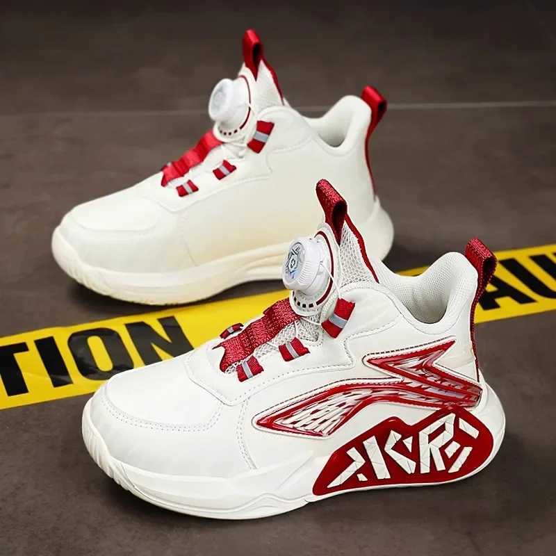 2025 Boys Sneakers - Lightweight Soft Sole Spring Sports Shoes Shock Absorbing Training Basketball Shoes for Big Boys Z250217
