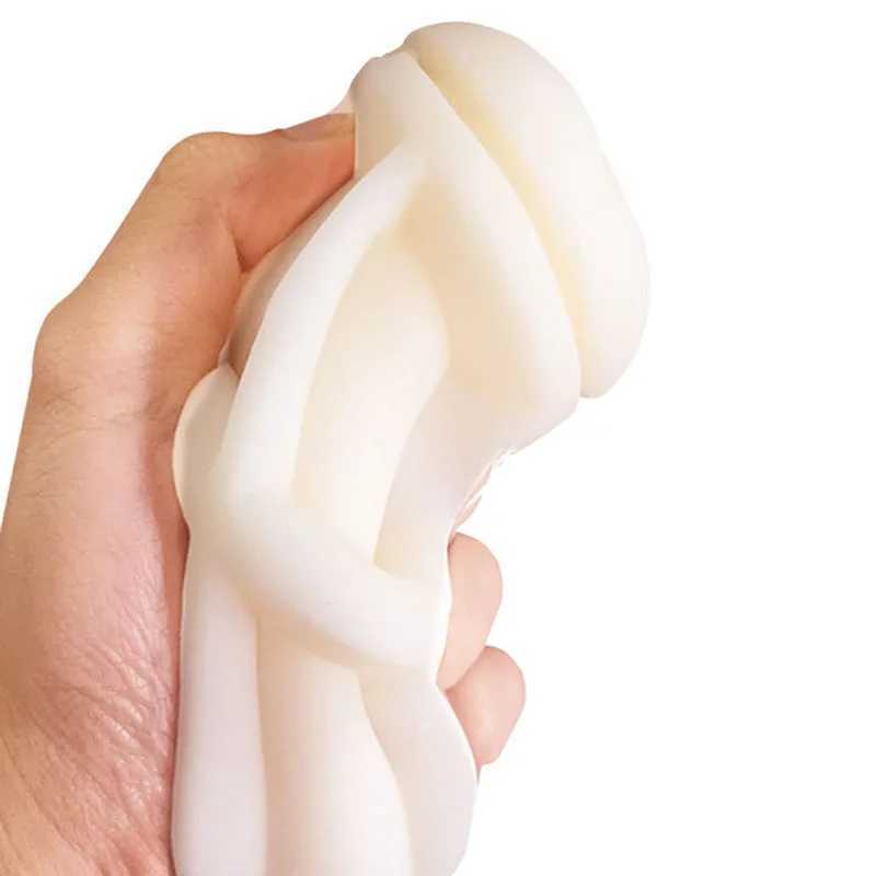 Soft rubber snail climate airplane cup mouth sucking anal vagina male masturbation manual penis coach adult sex toy 8+ W250218
