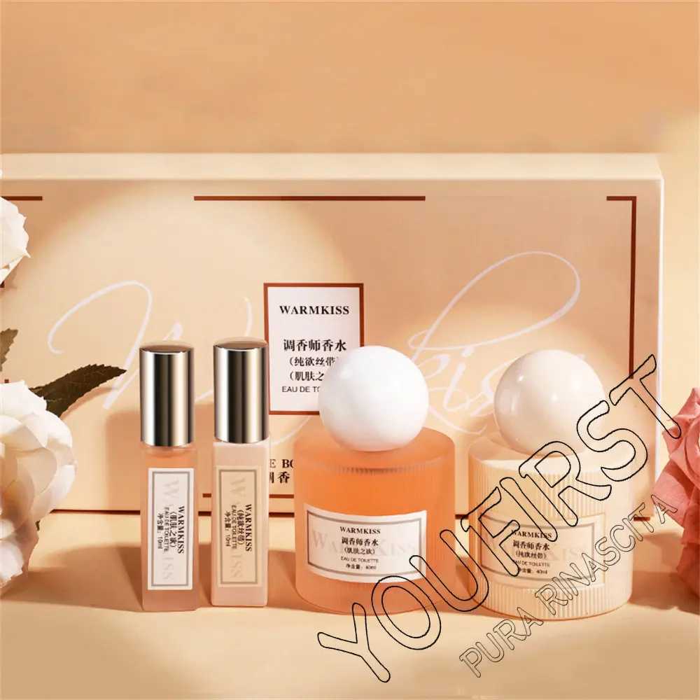 Brand 100ml Women Perfume Gift Box 4pcs Set Exudes Feminine Charm Lasting Fragrance Eau De Parfum Plant Floral Scent Perfume for Women W250218