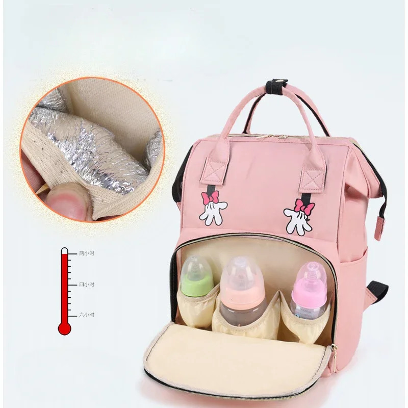 Large Capacity Mommy Bag Portable Outdoor Travel Multi-compartment Mother Baby Multi-functional Double Shoulder Storage Bag 250218