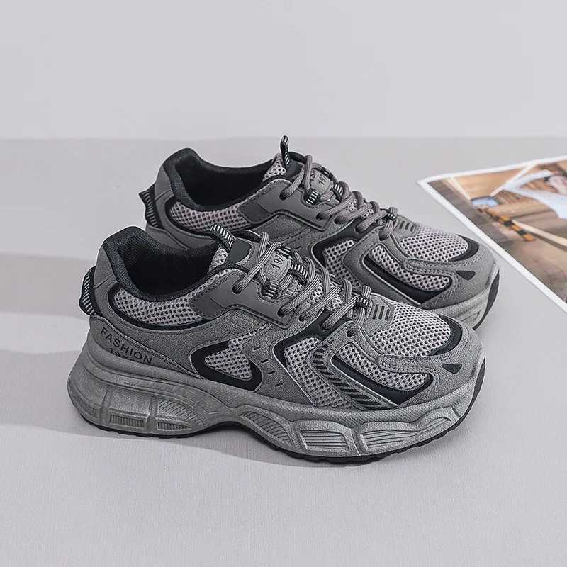 Tenis Wen Shoes Thick soled Sneakers Casual Shoes Wen Cfortable Mesh Wear resistant and Anti slip Wen Running Shoes Y250320