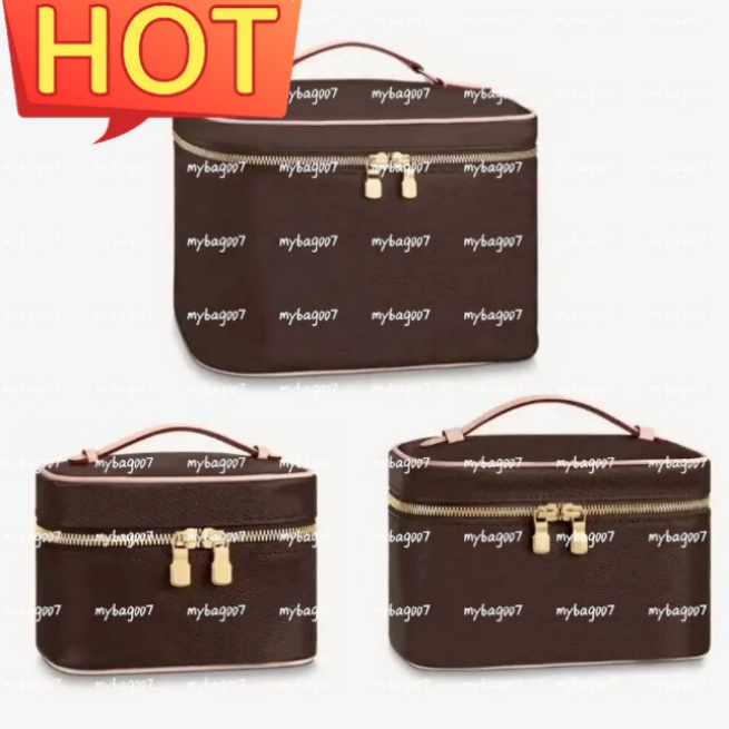 Cosmetic Bags Fashion Makeup Bag Women Designers Handbag Travel Pouch Ladies Purses High Quality Organizador Toiletry Bag AA