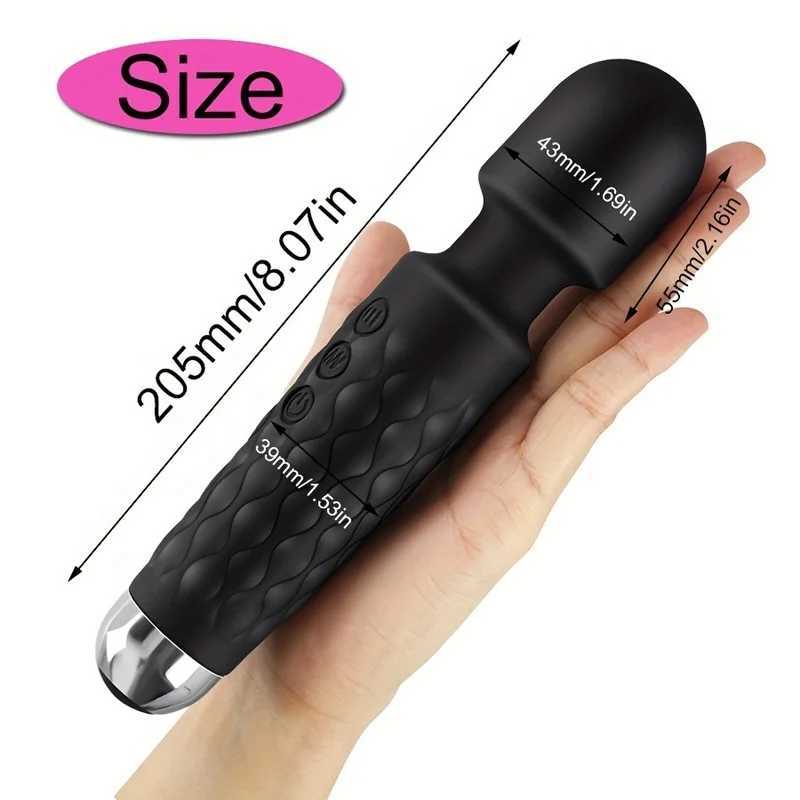 20 frequency AV vibrator female masturbator vibrator massage stick strong motion masturbator adult sexual productXJ250218