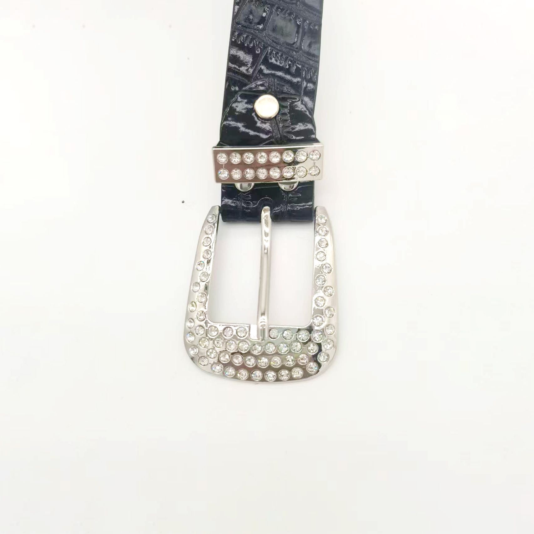 Elegant Handcrafted Belt Featuring Rhinestone Nails - Made by Indian Wholesale Manufacturer