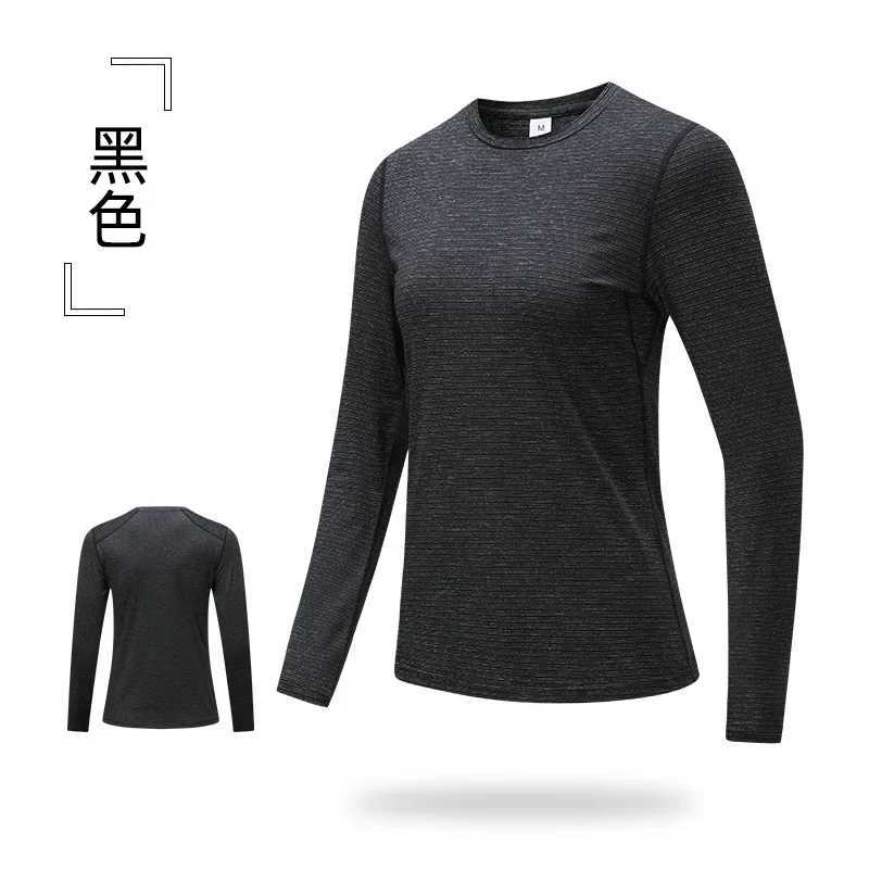 Active Shirts Tees Sports Shirt Woman Gym Quick Drying Long-sleeve T-shirts Clothes Wear Training and Exercise Running Top Sportswear H25218