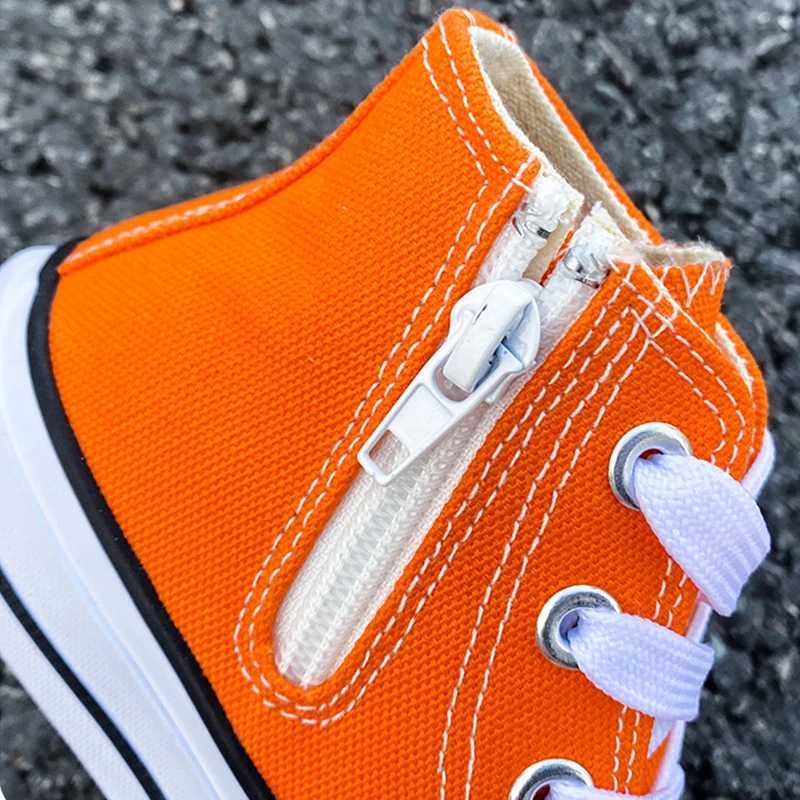 New Spring and Autumn Fashion Sneakers Boys And Girls Sneakers Canvas Shoes Chilsren Sneakers Stitching Collision Color Shoes Z250217