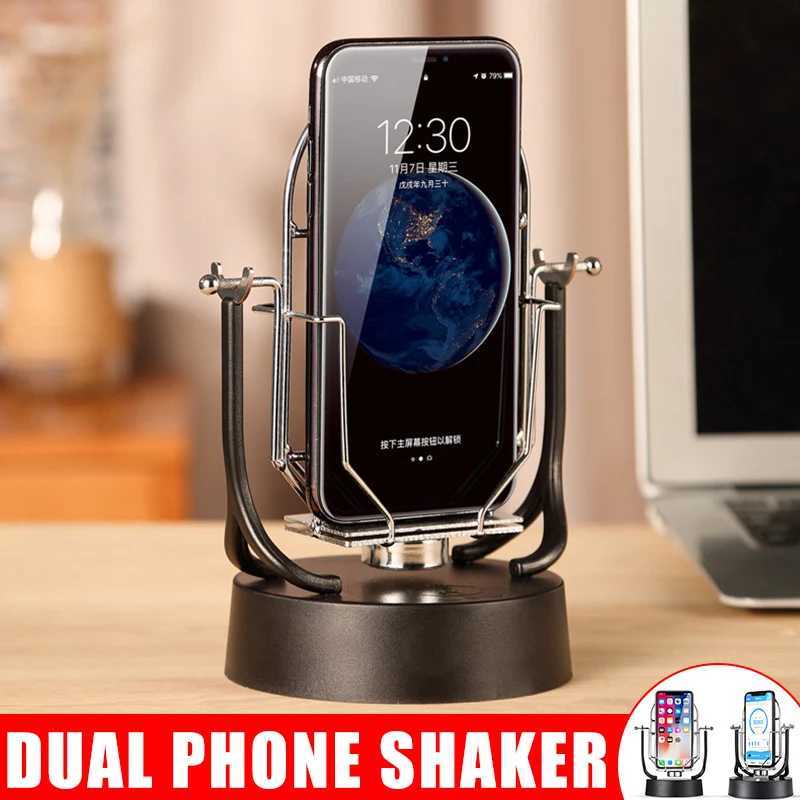 s Holders Single Phone Swing Device Automatic Shake Wiggler Step Earning Mobile Phone Holder Support Desk Bracket Smartphone Stand S25218