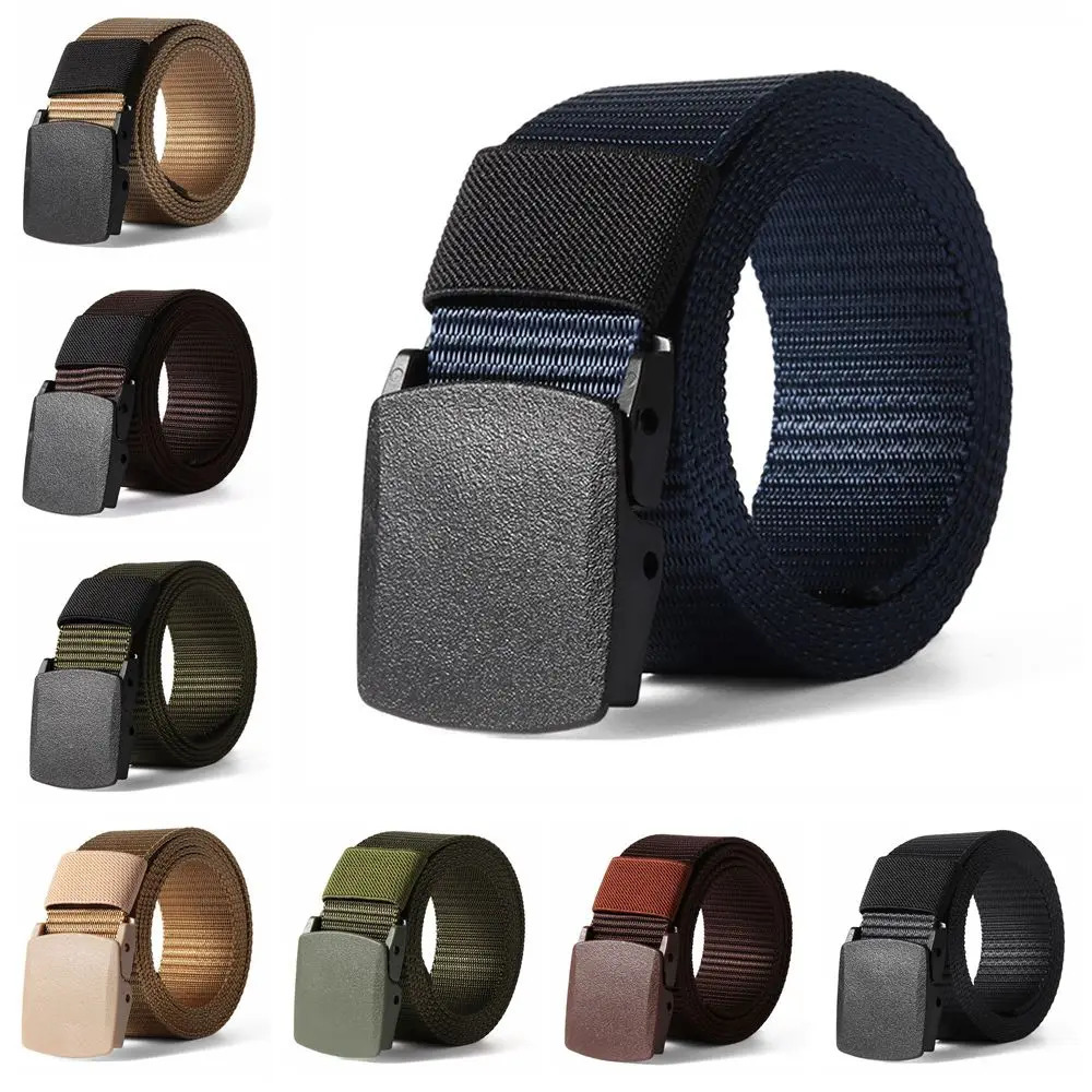Outdoor Sports Military Tactical Waist Belt Nylon for Fat Man Mens Lengthen Classic Casual Waistband 250213