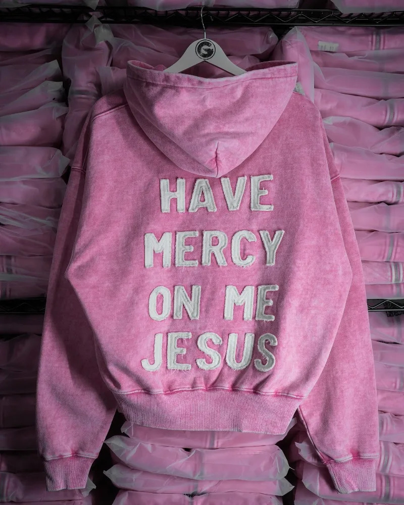 Autumn and Winter Street Fashion Retro Pink Letter Print Oversized Hoodie Y2k Travel Casual Loose Versatile Sweatshirt 250214