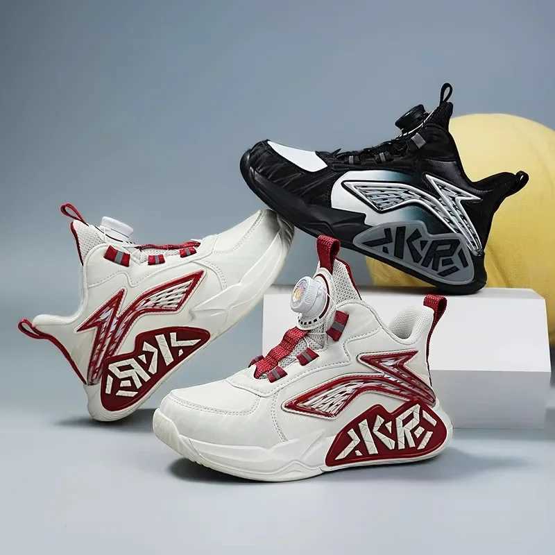 2025 Boys Sneakers - Lightweight Soft Sole Spring Sports Shoes Shock Absorbing Training Basketball Shoes for Big Boys Z250217
