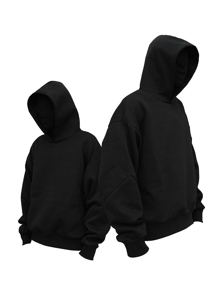 PD02183 Heavy American style thickened hooded sweatshirt loose casual hoodie