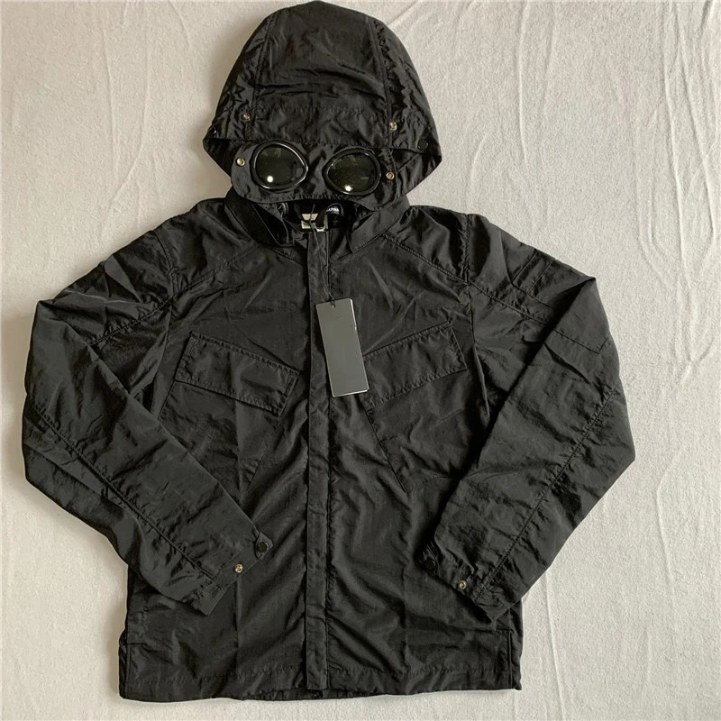 PFNW Menswear Casual Loose Fit Orange Zipper Jacket Spring Trend Niche Fashion Lightweight Drawstring Hooded Coat 28W5351 250217