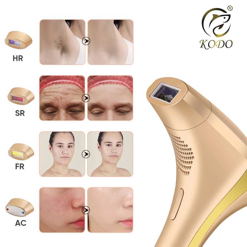 KODO 2024 High-end customization ice Laser Hair removal Laser Epilator Permanent IPL Painless Photoepilator 4 in 1 face and body Z250218