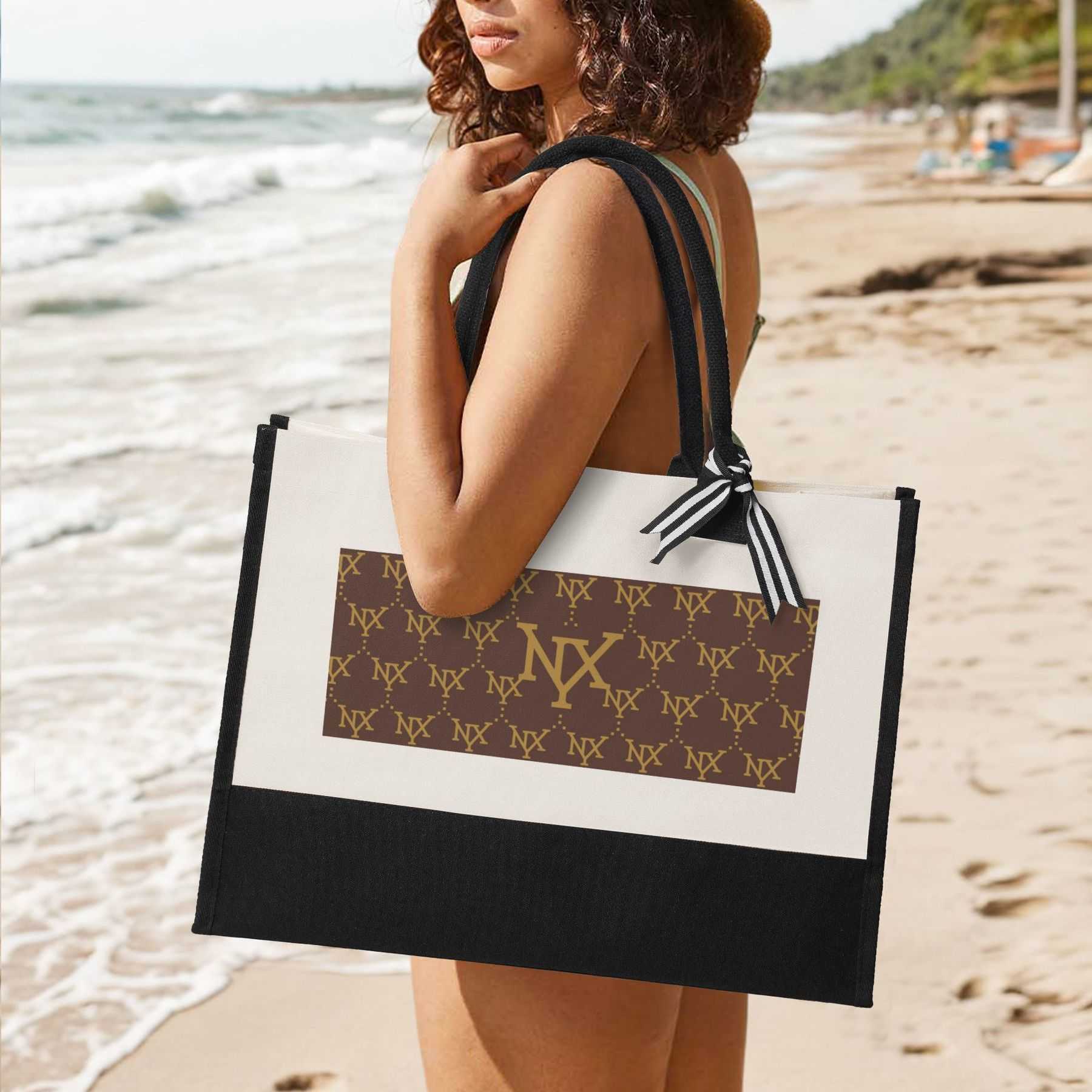 NXY Canvas Gift Shopping Bag Designer Tote Bag Women Creative Picnic Beach Bags Casual Large Gym Handbags Shoulder Purses 250218