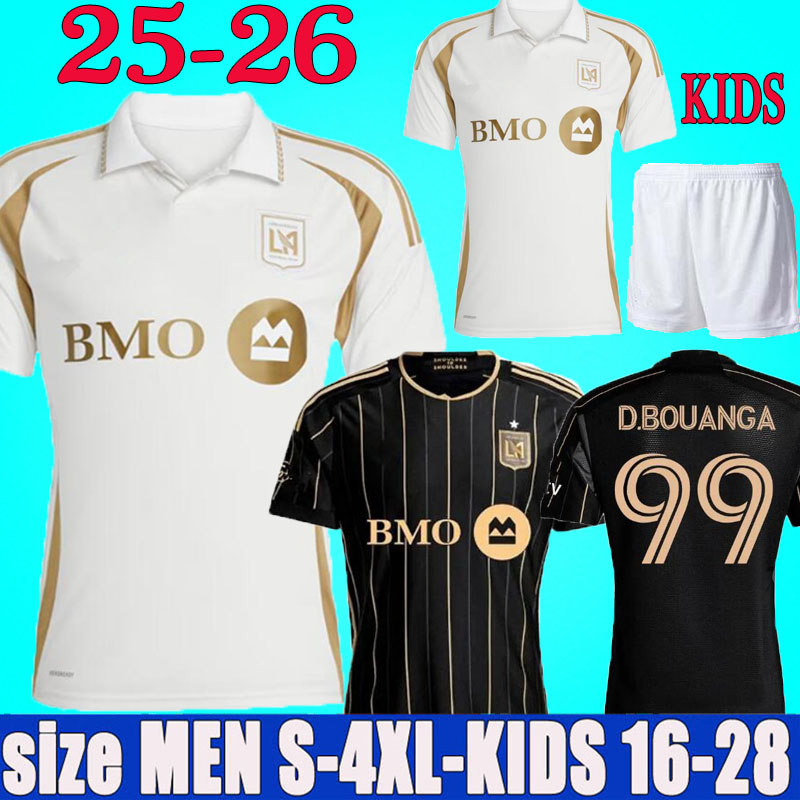 2025 LAFC soccer jerseys Fan and Player Version 25 26 VELA CHIELLINI ACOSTA D.BOUANGA KAYE ROSSI Los Angeles LAFC Football shirts kids kit C.OLIVERA XXXL 4XL