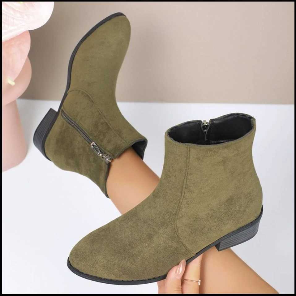 Women Winter 2024 New Elegant Baotou Warm Dress Boots Women Fi Casual Comfortable Outdoor Ankle Boots Shoes for WomenXJ250217