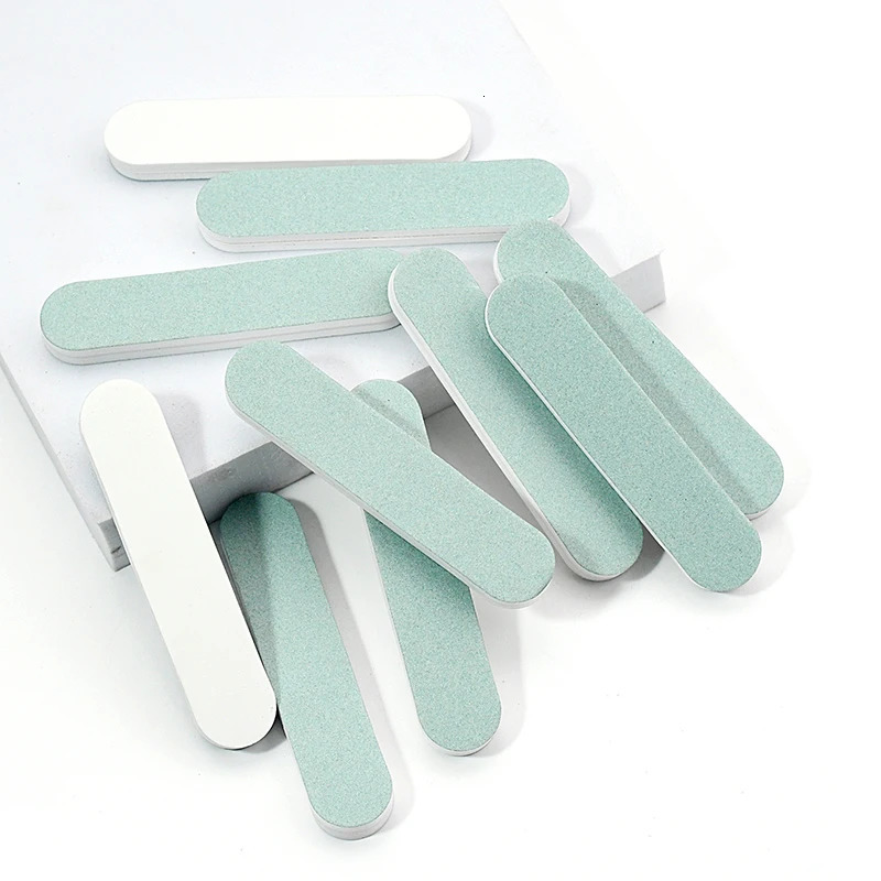 50/100Pcs Nail Buffers Blocks With Different Grits 600 3000 Sanding Nail Art Tips Tool File Washable Accessories Manicure Buffer 250214