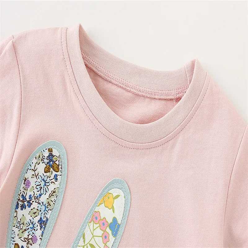 Jumping Meters 2-7T Girls Clothing Sets Kids Suits 2 Pcs Tops + Leggings Baby Costume Summer Short Sleeve Kids Wear Outfits W250218