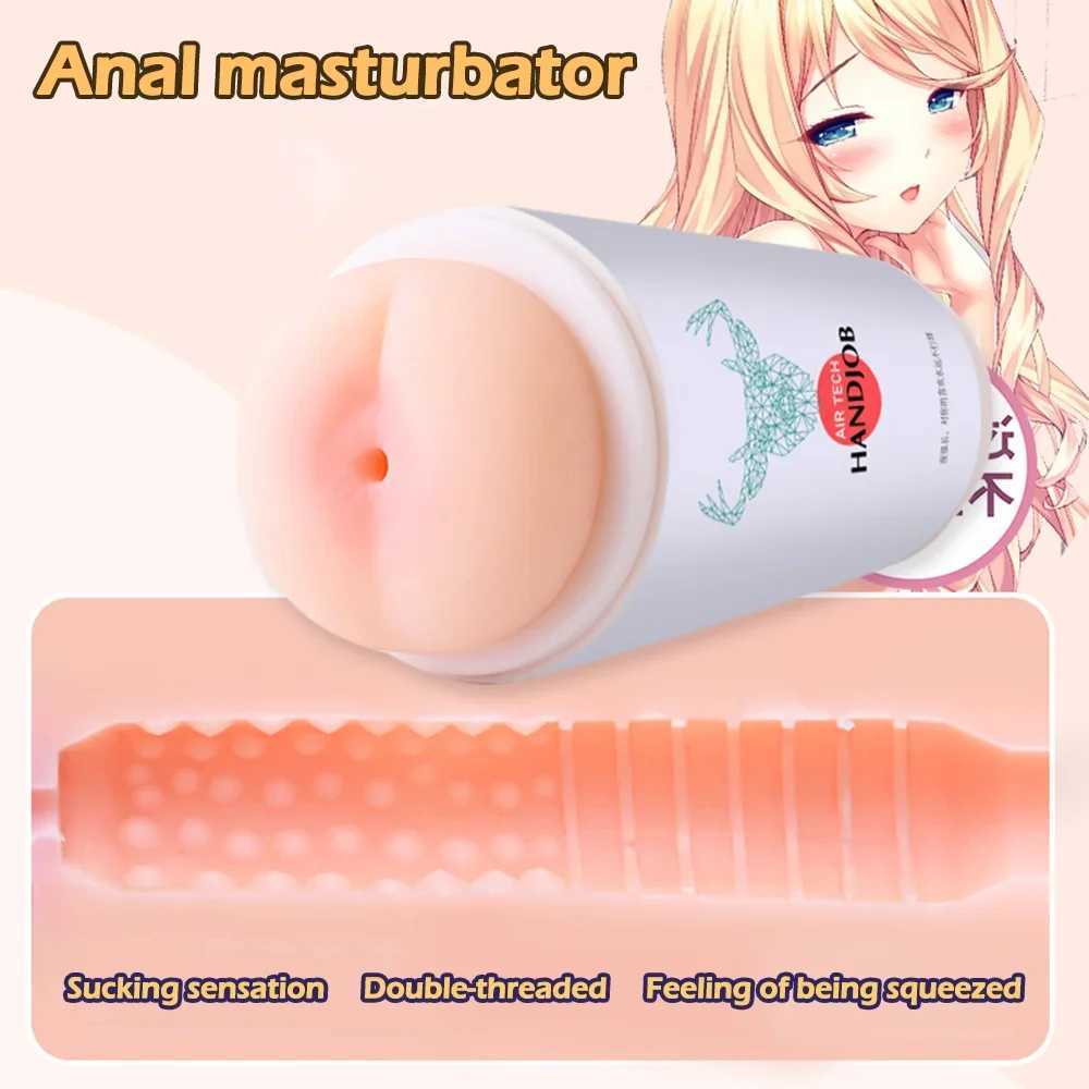 NewRealistic Vagina Sex Toys Scrotum Stimulator Safe Silicone Vaginal Male Masturbator Soft Pocket Pussy Male Sex Toy adult toys W250218