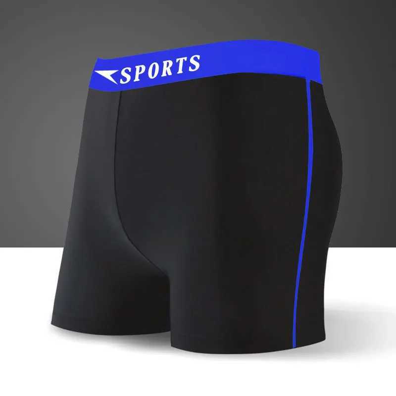 Swimwear Mens Breathable Swimsuits Man Swimming trunks Boxer Briefs Swim Suits Beach Shorts New M250218