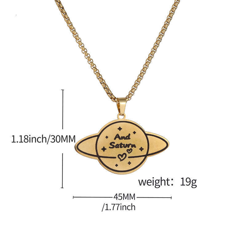Hot selg stainless steel star moon couple necklace for men and women Qixi Valentine's Day gift pendant