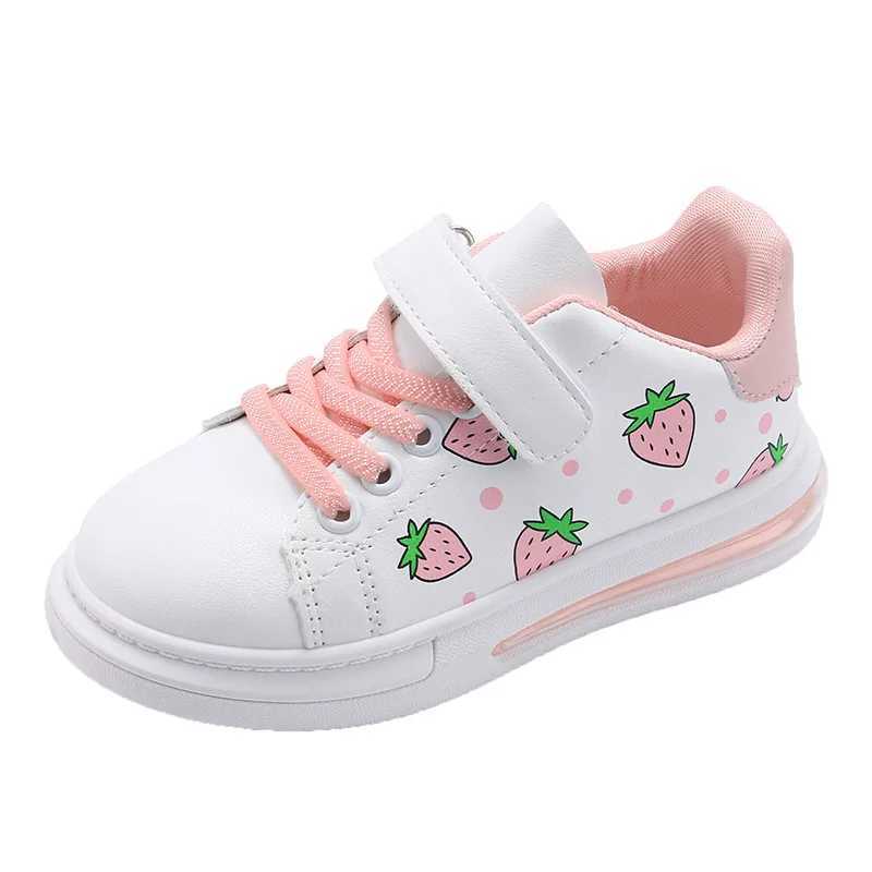 White Casual Shoes for Baby Boy Girl Brand Children Sneaker Strberry White Kids Sports Shoes Toddler Walking Shoes 0-3 Year Z250217