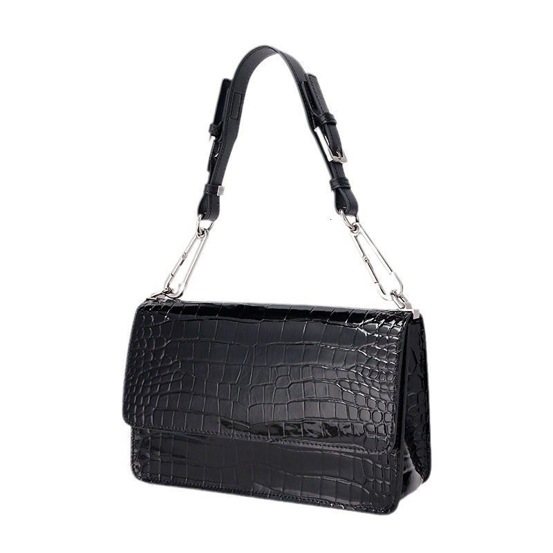 Designer Designer Trendy Armpit With Crocodile Pattern Shoulder Bag, Versatile Texture, Fashionable Crossbody Women's Bag
