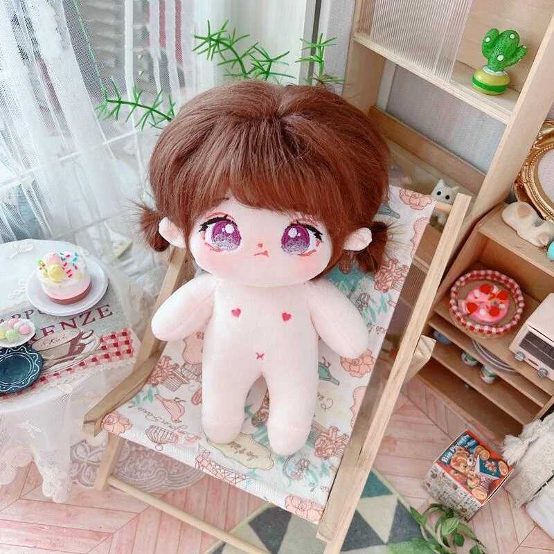 20cm Kaii Capybara Fluffy Coat Suit Plush Cotton Doll DIY Clothes Accessories Stuffed Toy for Kids Girls Birthday GiftXJ250218