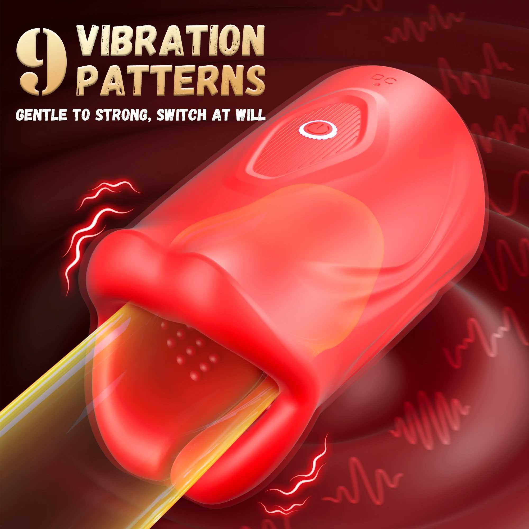 Male Masturbator Penis Training Vibrator Men Glans Massage Stimulator with 9 Vibration Delay Training Exerciser Adult Sex Toy 8 W250218
