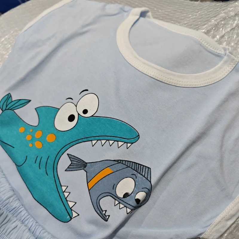 New Summer Children Short Sleeved Suit Boys Shorts Clothes Girls T-shirt Set children Clothing Set kids clothes W250218