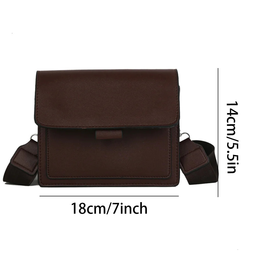 1Pc womens bag retro ten font womens bag casual shoulder bag simple style shoulder bag womens handbag wallet 250214