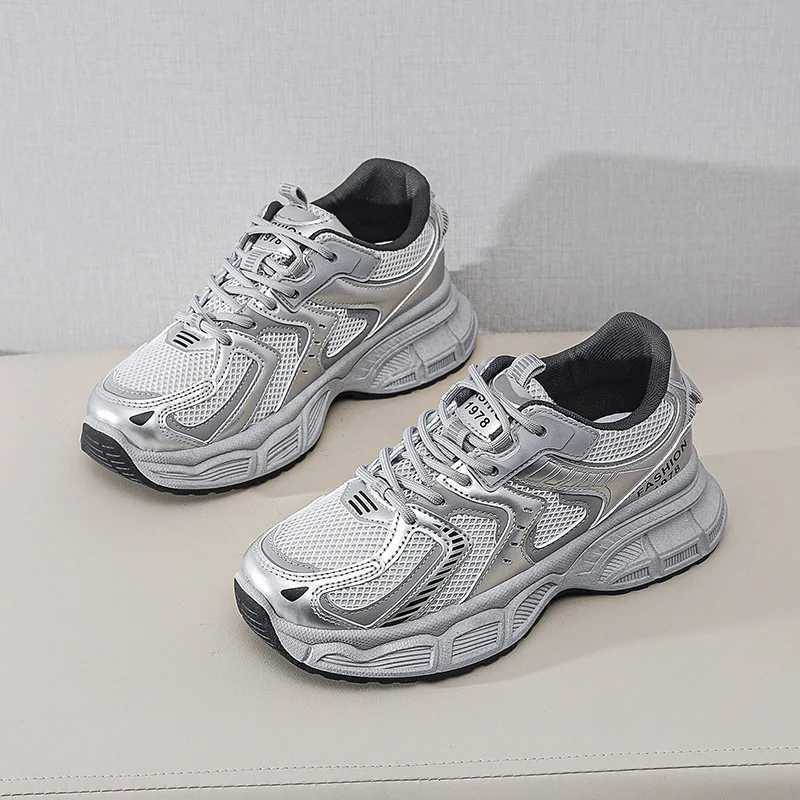 Tenis Wen Shoes Thick soled Sneakers Casual Shoes Wen Cfortable Mesh Wear resistant and Anti slip Wen Running Shoes Y250320