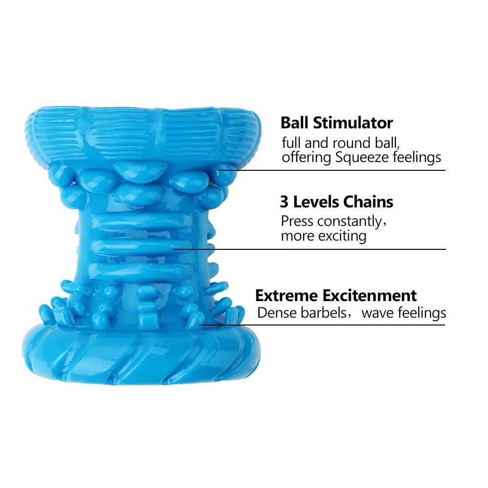 Small Hollow Male Masturbator Cup Spikes Penis Pump Real Pussy Vaginal For Men 8+ Glans Sucking Erotic Products Adults Sex Toys W250218