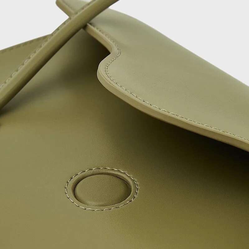 Natural Cowhide Double Top Handle Genuine Leather Fashion Shoulder Bag For Women High Quality Casual Commute