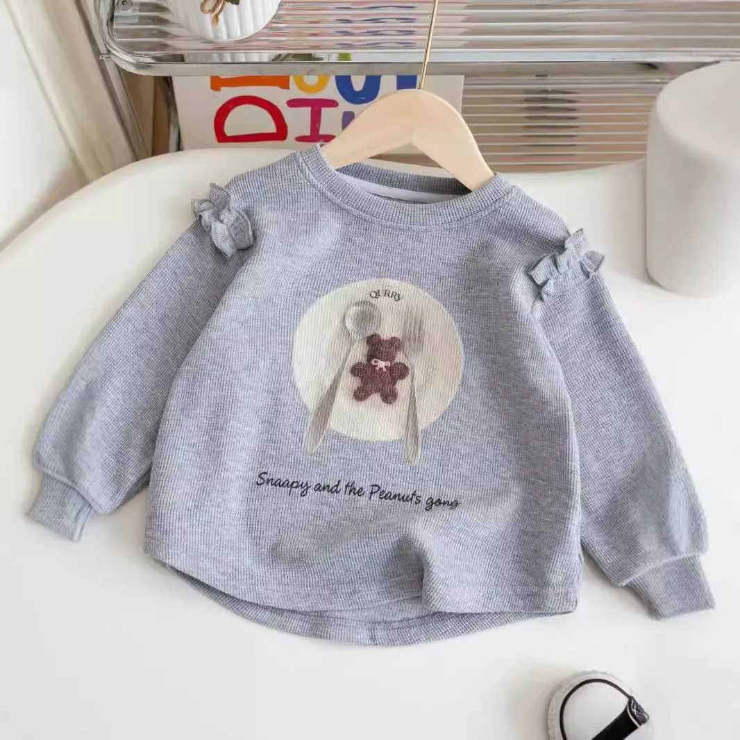 2025 Spring Children Girls 2PCS Clothes Set Printed Round Neck Lace Top Dot Straight Pants Suit Toddler Girls Outfits W250218