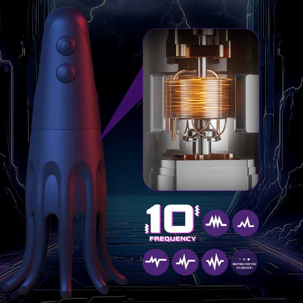Male Masturbator Penis Vibrator with 0 Vibrating Modes Male Stroker Penis Trainer 360Training Wrapped Adult Sex Toys for Men W250218