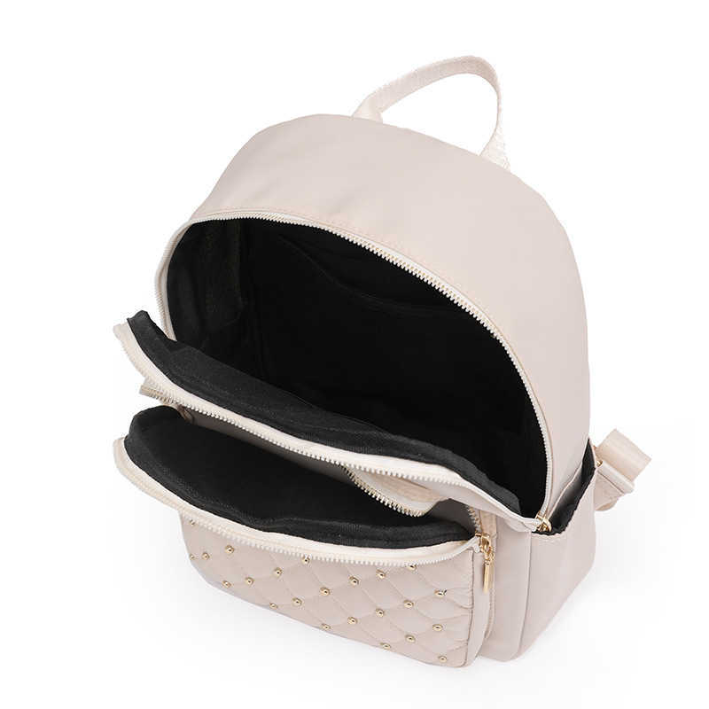 Womens backpack new Fashion white travel backpack casual niche backpack womens bag