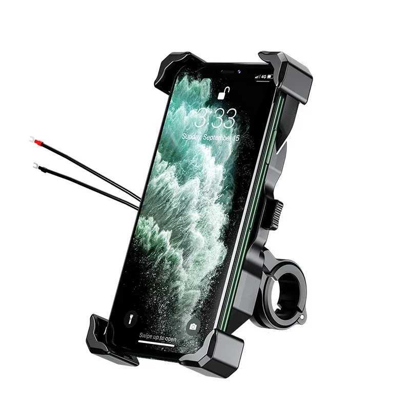lders Motorcycle Phone Holder Fast Wireless Charging Quick USB Charger Moto Motorbike Mirror Stand Support Cellphone Handlebar Mount S25218