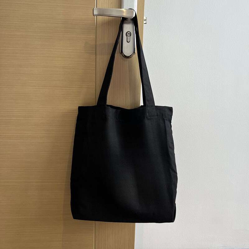 Canvas With White, Black, And Sier Colors. Shopping Bag Can Be Carried On One Shoulder Or By Hand