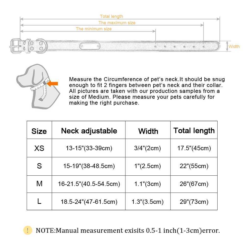 Dog Harnesses Genuine Leather Dog Collar Personalized Dog Nameplate Collars Pitubull German Shepherd Large Dogs Tag Collars Rich Brown H250217