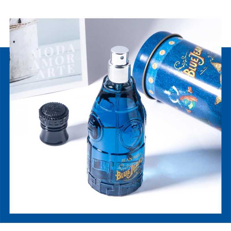 Blue Denim Cola Flavor Mens Perfume 75ml Blue Gentleman Lasting Fresh Natural Cologne Perfume Gift Box Irresistible Scent Spray W250218