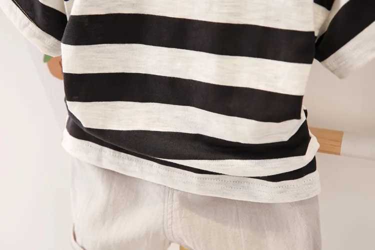 New Summer Baby Boys Clothes Suit Children Girls Cotton Striped T-Shirt Shorts 2Pcs/Sets Toddler Casual Clothing Kids Tracksuits W250218