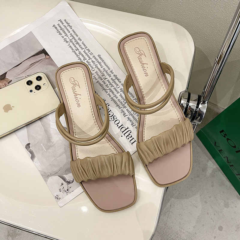 2025 hot new free shipping sandals for womens designer sandals black khaki pink blue Summer new wedge heel sandals