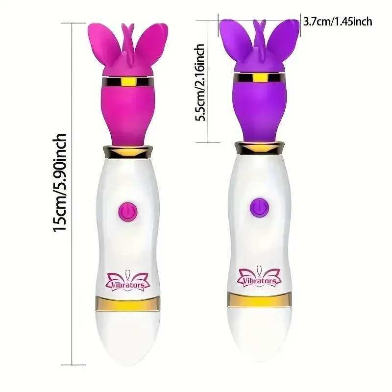 12 Speed Clitoral Stimulator 360 Degree Rotating Female Masturbator Tongue Vibrator AV StickXJ250218